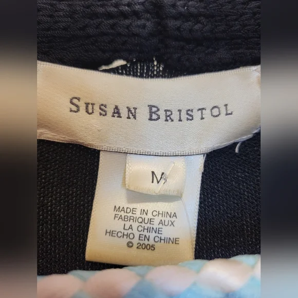 Black Sweater With Ruffle Edges - Picture 4 of 4